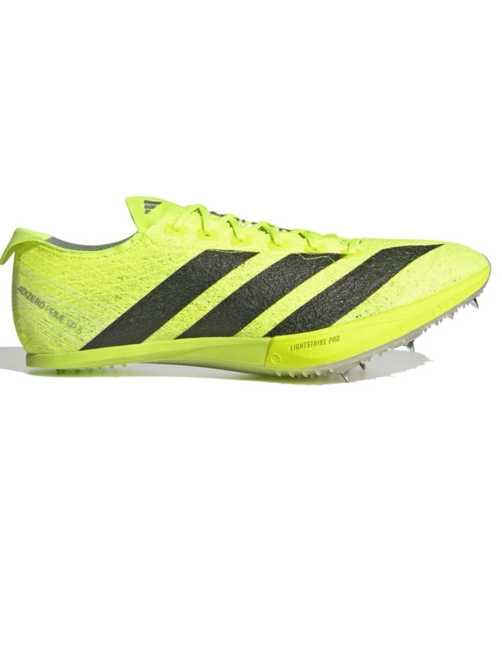 Adidas Adizero Prime SP 3 Strung Lucid Lemon Track Sprint Spikes Mens Sz 5.5 NEW
